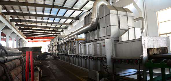 Heat treatment plant