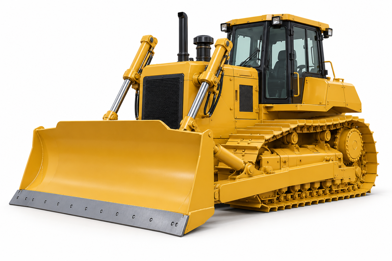 Bulldozer hydraulic cylinder application — illustrative image